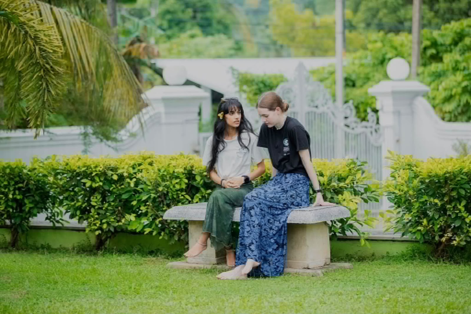Peaceful Garden Conversations